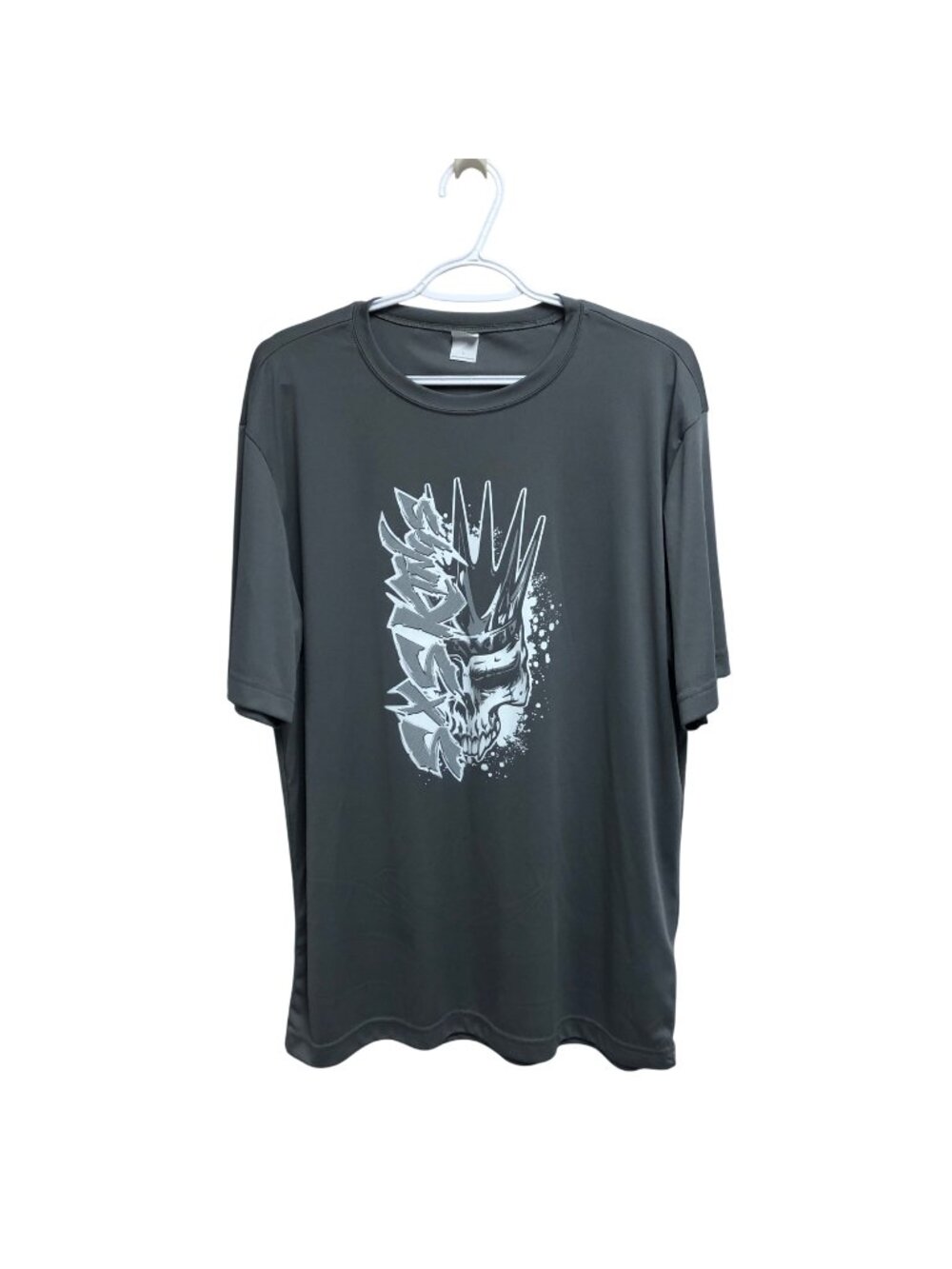 Sport Tek SXS Kings Graphic Tee Mens Size Large Gray Athletic Performance Shirt